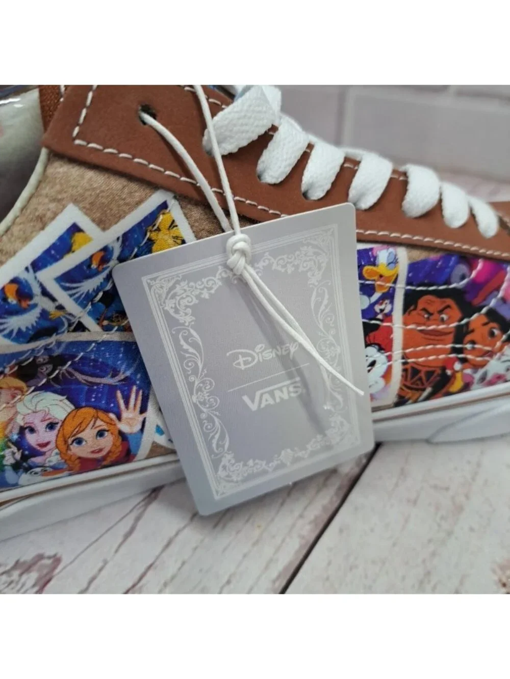 Vans X Disney Old Skool Shoes 100 Scrapbook Multi Sneaker Mens‎ 12, New